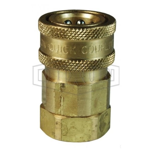 Dixon 1-1/2 in H-STYLE CPLR, 1-1/2 in BSPP BRASS 12VBF12-B - main